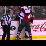 Fights Brian Boyle Fighting drawn by Marco Scandella