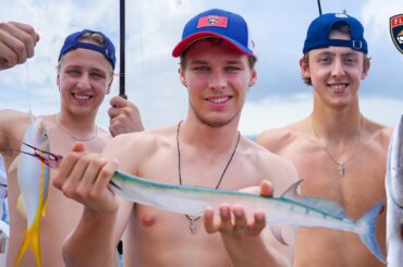 "BARRACUDA!" | Panthers Dev Camp Goes Deep Sea Fishing