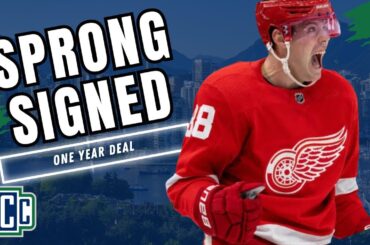 CANUCKS SIGN DANIEL SPRONG