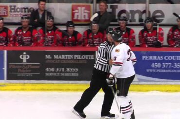 Joly Challenging Sorel Bench LNAH combat Fight