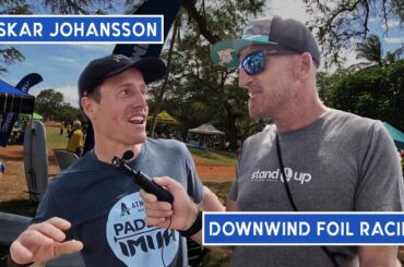 Downwind Foiling Interview with Oskar Johansson