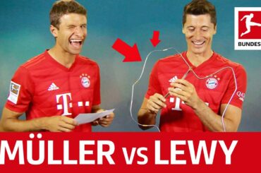 Robert Lewandowski vs. Thomas Müller - Buzz Wire Challenge