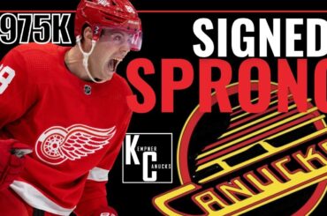 Canucks SIGN Daniel SPRONG!!! #Canucks