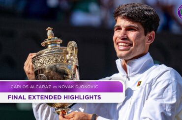 Carlos Alcaraz vs Novak Djokovic | Final Extended Highlights | Wimbledon 2024