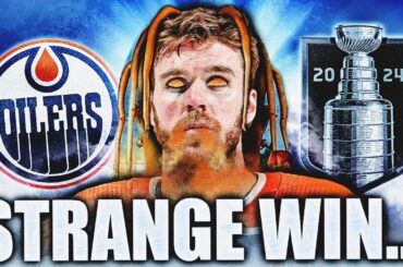 A VERY STRANGE WIN FOR THE EDMONTON OILERS…