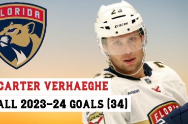 Carter Verhaeghe (#23) All 34 Goals of the 2023-24 NHL Season