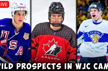 Minnesota Wild Prospects at WORLD JUNIOR Camp | Columbus Blue Jackets DEAN EVASON | Judd'z Budz 122