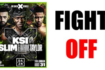 KSI vs. Slim and Anthony Taylor is CANCELLED