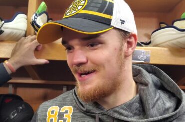 Karson Kuhlman Interview | Bruins win Game 6