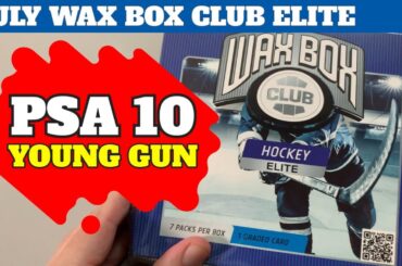 Opening ELITE Wax Box Club Hockey Card Box PSA 10 Score! - JULY 2024