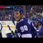 Vladislav Namestnikov finishes pretty tic-tac-toe from Stamkos pass vs Panthers (6 oct 2017)