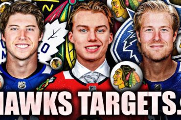 CHICAGO BLACKHAWKS TARGETS REVEALED? TORONTO MAPLE LEAFS, CANUCKS NEWS (Mitch Marner, Brock Boeser)