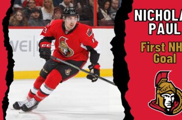 Nicholas Paul #13 (Ottawa Senators) first NHL goal Feb 23, 2016 (Classic NHL)