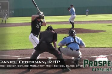 Daniel Federman Prospect Video, RHP, Archbishop Edward McCarthy High School Class of 2017