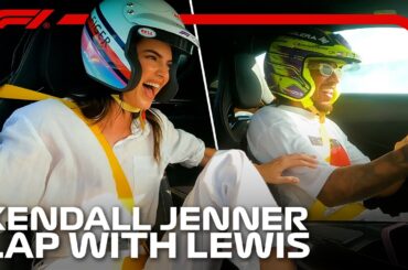 "Did We Break The Car?" Lewis Hamilton Takes Kendall Jenner For A Miami Hot Lap F1 Pirelli Hot Laps