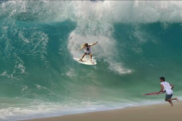 Skimboard Battle at The MOST DANGEROUS Beach in The WORLD