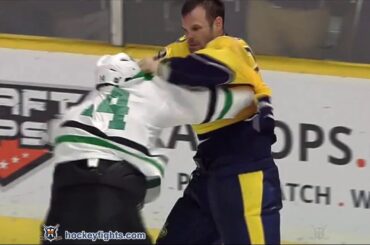 Jamie Benn vs Paul Gaustad Mar 1, 2016