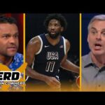 THE HERD | Colin rips Sixers' Joel Embiid goes for 4 points, 2 rebounds as Team USA beats Serbia