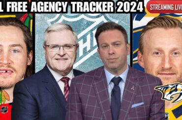 LIVE: 2024 NHL Free Agency Tracker LIVE STREAM | Stamkos and Marchessault to Nashville!?