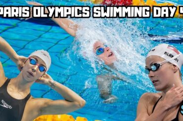 Day 4 Olympic Swimming | Paris 2024 | Women's 100 Back + Men's 800 Free + 4x200 Free Relay