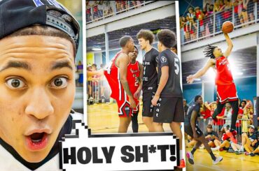 WE PLAYED KAI CENATS AAU TEAM & THINGS GOT HEATED!