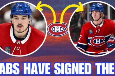 THE HABS HAVE SIGNED THEM…