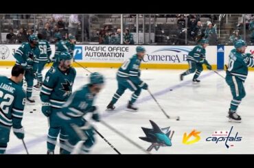 San Jose Sharks Game Vlog vs Washington Capitals 2023-2024 NHL Season