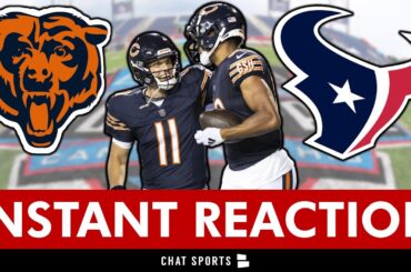 INSTANT REACTION! Bears vs. Texans NFL Hall Of Fame Game Ft Collin Johnson, Brett Rypien, RB2 Battle