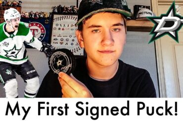 Dallas Stars Radek Faksa Signed Puck Unboxing