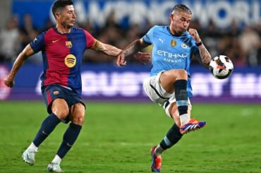 Kalvin Phillips Man City vs Barcelona 2-2 (30/07/2024)