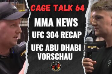 CAGE TALK #064 ❗️ESKIEV VS BUCHINGER, The Cage Braunschweig, UFC 304, Wesners Titelkampf bei BRAVE