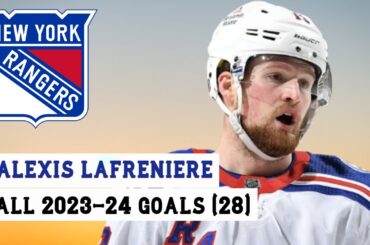 Alexis Lafreniere (#13) All 28 Goals of the 2023-24 NHL Season