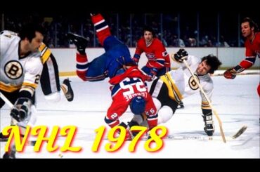 NHL 1978. Montreal Canadiens vs. Boston Bruins. Stanley Cup Finals, game 2. (Match Review)