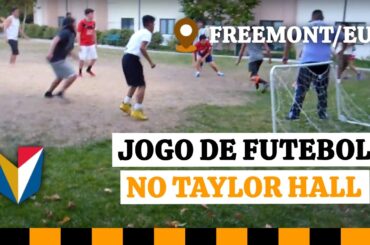 ⚽ Diversão e Futebol no Taylor Hall! #DeVryUniversity #IntercâmbioAcadêmico