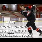 MEET LANDON DUPONT: THE 2027 NHL #1 OVERALL DRAFT PICK #nhldraft #nhl24 #nhlteam #prospect #sphere