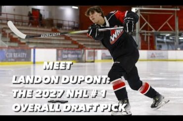 MEET LANDON DUPONT: THE 2027 NHL #1 OVERALL DRAFT PICK #nhldraft #nhl24 #nhlteam #prospect #sphere