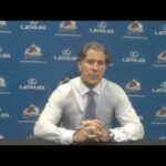 Colorado Avalanche Postgame interview - Patrik Nemeth, Conor Timmins, Jared Bednar