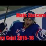 Every Goal: Mats Zuccarello(NYR) 2015-16 (26 Goals) + Playoffs