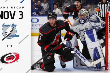 RECAP: Hurricanes @ Lightning 11/3/22 | Throwback Thursday