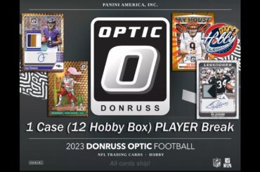 2023 Optic Football 1 Case (12 Hobby Box) PLAYER Break #1 eBay 08/05/24