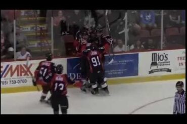 Первый Гол Михаила Сергачева в OHL || Mikhail Sergachev's first OHL Goal