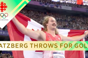 Ethan Katzberg wins men’s hammer throw gold at the Olympic Games Paris 2024 | #paris2024