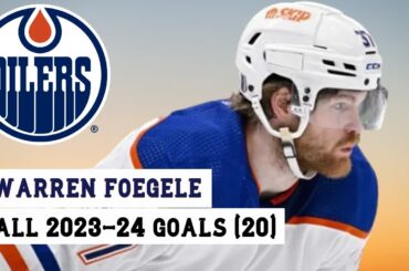 Warren Foegele (#37) All 20 Goals of the 2023-24 NHL Season