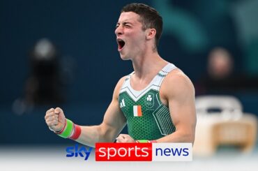 Rhys McClenaghan wins pommel horse gold for Ireland