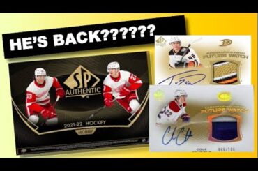 I GOT HIM AGAIN?????? SP Authentic 2021-22 Hobby Box Opening!!!!!