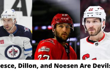 Devils Sign Brett Pesce, Brenden Dillon, and Stefan Noesen!