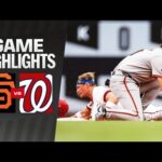 Giants vs. Nationals Game Highlights (8/8/24) | MLB Highlights