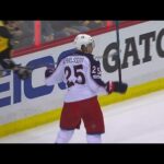 Karlsson's backhander gets Blue Jackets on the board