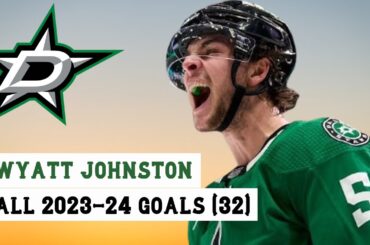 Wyatt Johnston (#53) All 32 Goals of the 2023-24 NHL Season