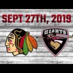 September 27 Giants vs Winterhawks Highlights